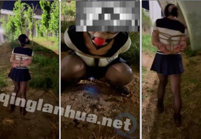 【悦感日记】重磅！JK妹子挑战超大口球捆绑户外波波贝露出|被迫高潮失禁|疯狂露出|发现路人后疯狂跑路