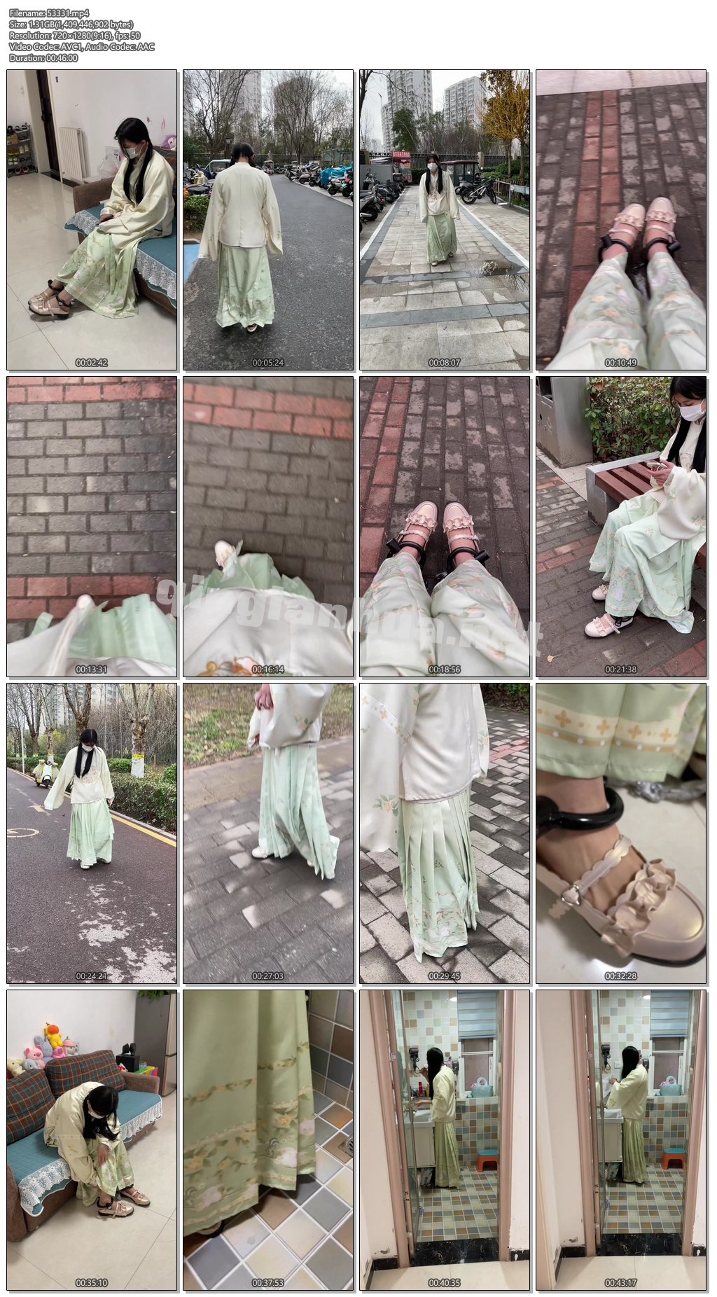 53331----【布莱恩原创】18岁女高的四天镣铐生活（6）戴脚镣从小区走到大街.jpg