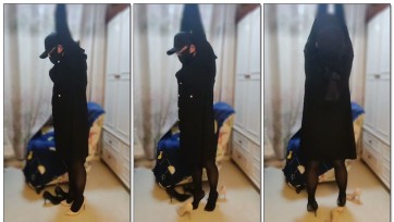 【落叶纷飞】踮脚吊缚自缚高跟鞋脚尖着地