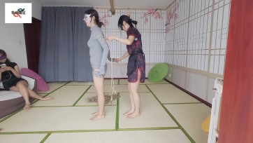 【秦韵绳屋】三女的周末游戏