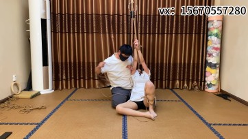 【山鬼工作室】俏皮可爱的动动玩了几次绳子后，体验一绳，逐渐上头