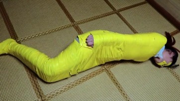 【渎竺】黄色胶带木乃伊紧缚！成品展示