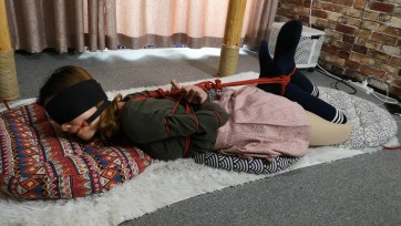 【随心原创】少女媛媛 五花驷马紧缚