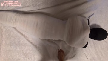 【狸猫工作室】女女绷带木乃伊全包，封嘴，完全封闭的木乃伊玩偶，头部多层的卤蛋