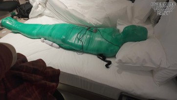 【狸猫工作室】胶带全包，放置，抑制呼吸，带洞真空床榨汁