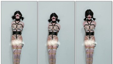 【安浣】白丝吊带紧缚地狱