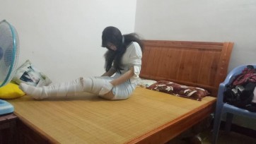 【嗷大喵】【初玩木乃伊】绷带木乃伊全身缠绕捆绑带深喉器挣扎play