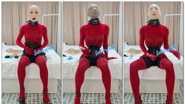 【Lustdoll】红丝全包ol下班后避孕套游戏