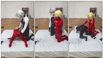 【夏】乳胶kigurumi前后双套互相后入