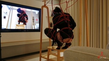 【CD伪娘小诡的自缚】自缚吊翻车全过程♥♥♥