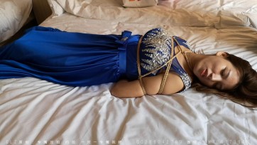 【clz原创】灵粒小艾双女南昌之素颜青花旗袍裙