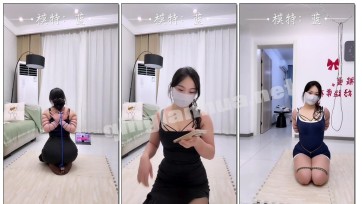 【蓝-lann】直播回放系列，第三期，超细绳五花驷马+细绳绑脚趾，如果你喜欢脚趾束缚，细绳紧缚，一定不要错过这一期