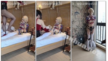 【拾星】娼年贞德被伪娘女王绑架强制口教深厚，勒脖子榨精，鞭子抽蛋，踩jj，榨精，最后挣脱反杀