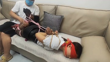 【夜色撩人】白领游戏（下班之后，约人上门玩绳子释放压力）